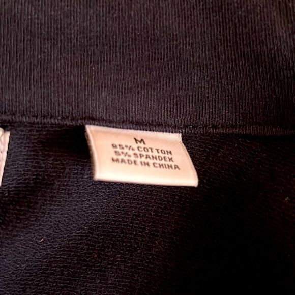 Liz Claiborne knit blazer. Navy blue size Medium. Soft, comfortable fabric - Picture 7 of 9